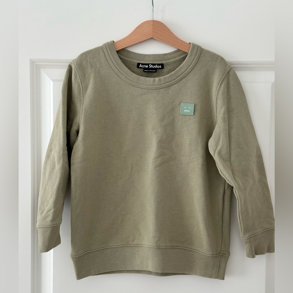 Acne Studios Kids' Mini Fairview Face Patch Sweatshirt (
Little Kid & Big Kid)